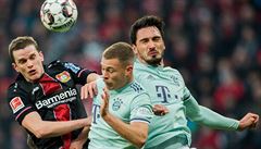 Bayern prohrl s Leverkusenem a prohloubil ztrtu na vedouc Dortmund