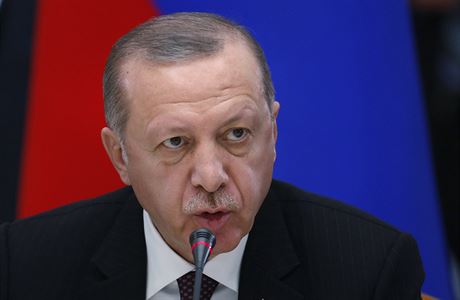 Tureck prezident Recep Tayyip Erdogan.