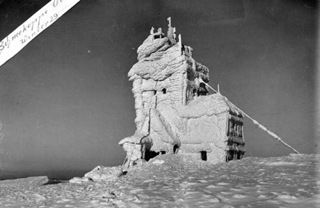 Krut zima roku 1929: vrchol Snky.