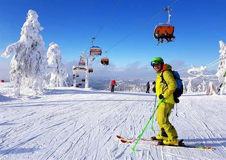 Neklid je oproti Klínovci o nco mení, i tady se dá ale velmi sportovn...