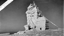 Krut� zima roku 1929: vrchol Sn�ky.
