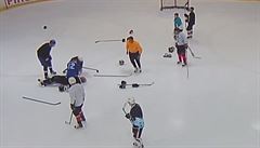 VIDEO: Ledov drama. Hokejistovi selhalo srdce, ivot mu zachrnil jeho soupe