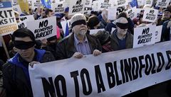 Protest proti brexitu.