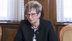 Ministryn� pr�myslu a obchodu Marta Nováková b�hem rozhovoru pro LN.