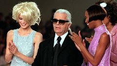 Karl Lagerfeld zemel ve vku 85 let.