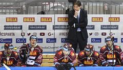 Utkání 46. kola hokejové extraligy: HC Sparta Praha - HC Olomouc, 19. února...