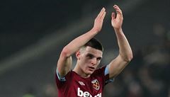 Fotbalista West Hamu Declan Rice.