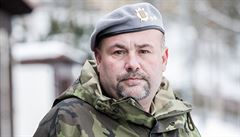 Náelník Centra vojenské kynologie - Chotyn podplukovník Andrej Vítek.