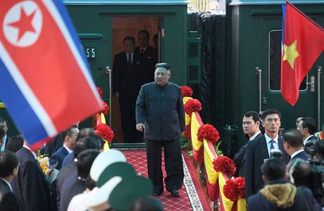 Severokorejsk vdce Kim ong-un dorazil do Vietnamu.