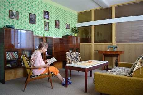 Netradiční relaxační místnost pro seniory mají ve Vítkovické nemocnici v...
