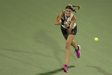 Petra Kvitová ve finále Dubai Open proti Belindě Benčičové