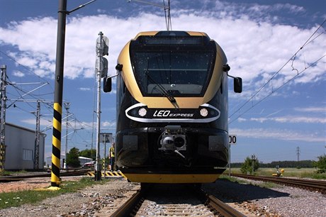 Vlak společnosti Leo Express.
