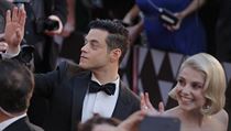 Herec Rami Malek, pedstavitel filmovho Freddieho Mercuryho. Oscarov...