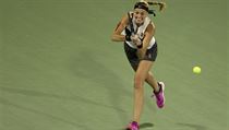 Petra Kvitová ve finále Dubai Open proti Belindě Benčičové