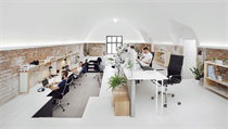 Prostor sd�len�ch kancel��� Vault 42 v Olomouci.