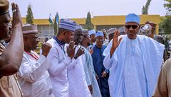 Souasný nigerijský prezident Muhammadu Buhari.