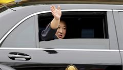 Severokorejský vdce Kim ong-un dorazil do Vietnamu.