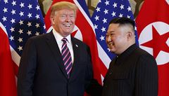 Americký prezident Donald Trump a severokorejský vůdce Kim Čong-un. | na serveru Lidovky.cz | aktuální zprávy