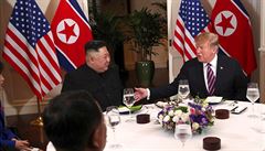 Spolená veee amerického prezidenta Donalda Trumpa a severokorejského vdce...
