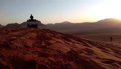 Díp na vrcholku písené duny.
