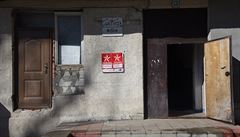 Volební místnosti v Moldávii.