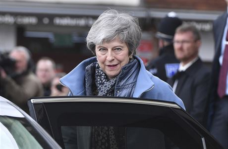 Britská premiérka Theresa Mayová v Salisbury pi píleitosti roního výroí...