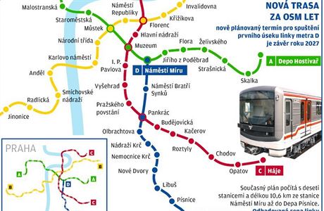 Praha nechá pro každou stanici metra D udělat výtvarné návrhy, komise  vybere vítěze | Byznys | Lidovky.cz