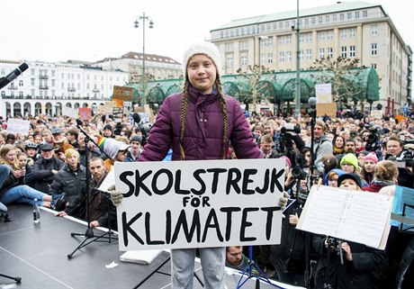 Ekologická aktivistka Greta Thunbergová vyburcovala tisíce lidí.