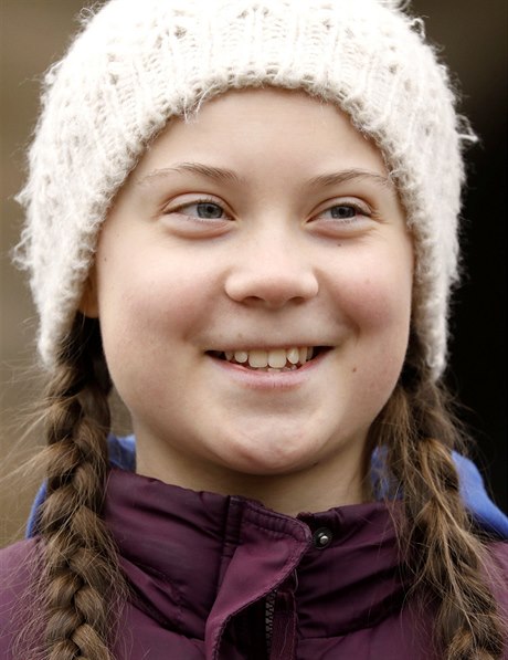 Mladá védská aktivistka Greta Thunbergová