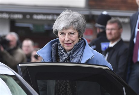 Britská premiérka Theresa Mayová v Salisbury pi píleitosti roního výroí...