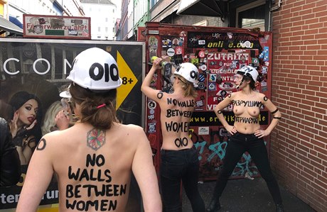 Hnutí Femen chtlo upozornit na sexuální vykoisování en.