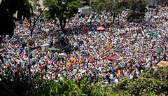 Venezuelané vyli do ulic.
