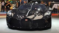 Jedinečné Bugatti La Voitture Noir na autosalonu v Ženevě