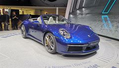 Porsche na autosalonu v enev
