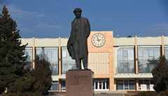 Socha Lenina v Podnstí.