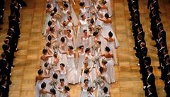 Slavnostní zahájení Vídeského plesu v Opee.