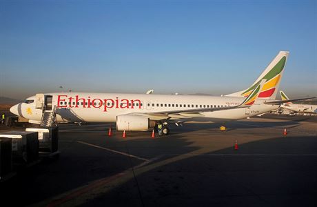 Boeing 737 spolenosti Ethiopian Airlines