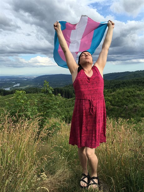 Bývalý transgender aktivista Jamie Shupe v době, kdy se ještě považoval za...