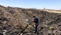 Letecké neštěstí v Etiopii.