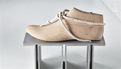 Geta shoes. Konceptuální boty mají podeev z recyklovaného hliníku.