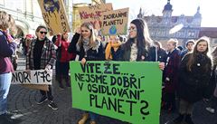 et studenti se kvli klimatu v kvtnu vrt do ulic. Chystaj dv stvky, druh bude mezinrodn