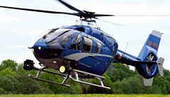 Helikoptéra letecké policie, stroj EC 135.