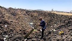 Letecké netstí v Etiopii.