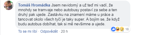 Koment Tome Hromdky.