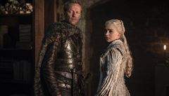 Hra o trny - 8. série: Daenerys Targaryen (Emilia Clarkeová) a Jorah Mormont...