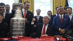 Vrna i Kempn se potkali s Trumpem. Prezident USA pivtal vtze Stanley Cupu