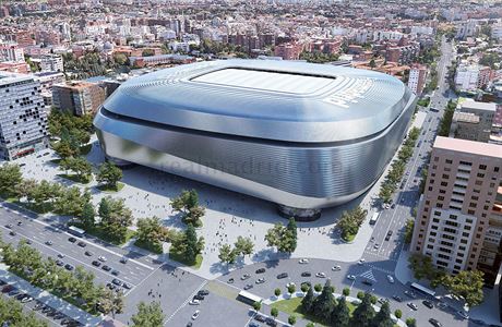 Nový stadion Realu Madrid.