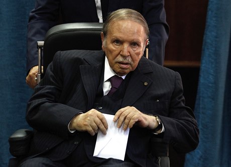 Alírský prezident Abdal Azíz Buteflika.