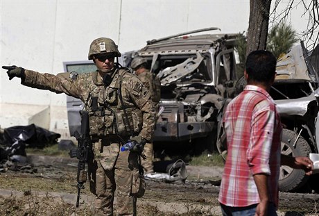 Americký voják v Afghánistánu (ilustraní snímek).