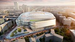 Plánovaný stadion Realu Madrid.